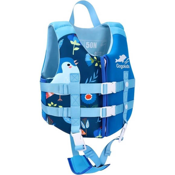 Gogokids Kid Swim Vest Float Life Jacket 7-9 years 55 - 77 lbs 25 - 35 kg NWT - Picture 1 of 7